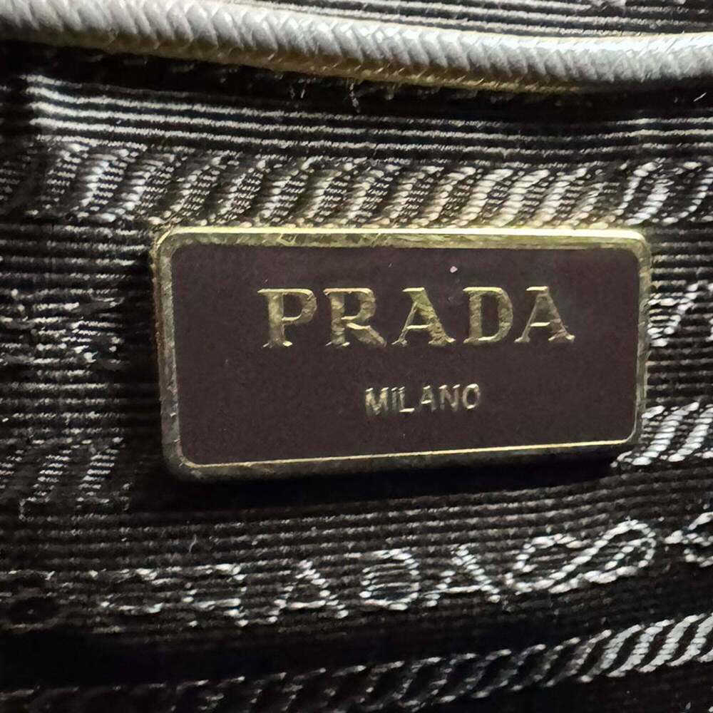 PRADA Gray Leather Shoulder Bag - Picture 13 of 13